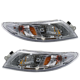 Headlight Assembly For Driver   Left   And Passenger   Right (Color: White)