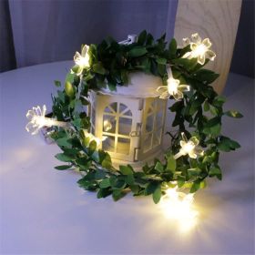 1pc Cherry Blossom Cane Light String Easter Party Wedding Site Layout Fairy Lights Battery Powered 4.9ft/10lLED; 9.9ft/20LED; 16.4ft/50LED Christ (size: M 3M(9.84ft)/20LED)